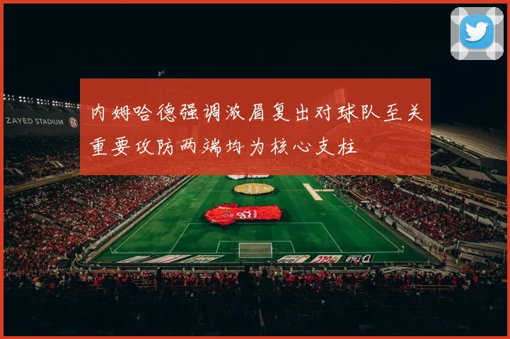 内姆哈德强调浓眉复出对球队至关重要攻防两端均为核心支柱