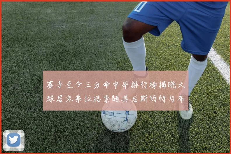 赛季至今三分命中率排行榜揭晓大球居末弗拉格紧随其后斯玛特与布克入前十